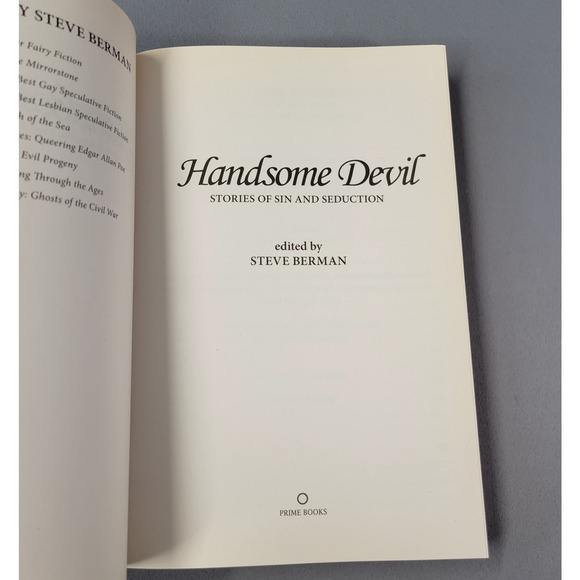 Handsome Devil Stories of Sin & Seduction Book Paperback 2013 - Picture 2 of 14